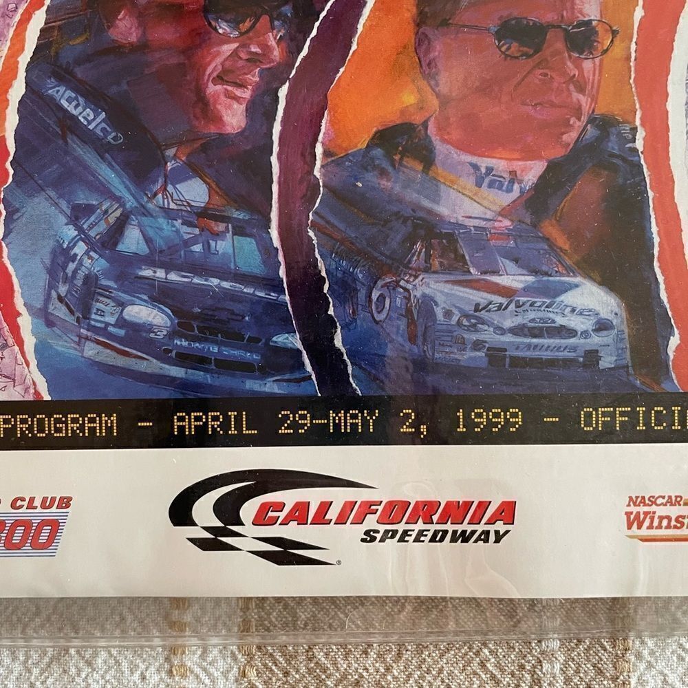 CALIFORNIA 500 NASCAR Winston Cup Series Program - Picture 4 of 4